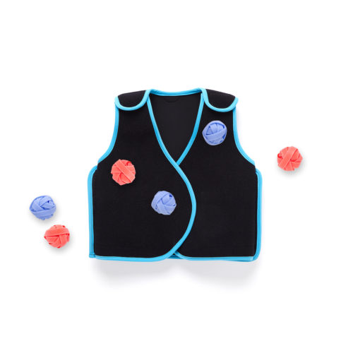 PunkinPItch vest with paintballs